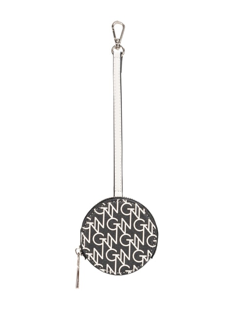 GATTINONI PLANETARIUM Llavero con monedero blanco y negro - Llaveros