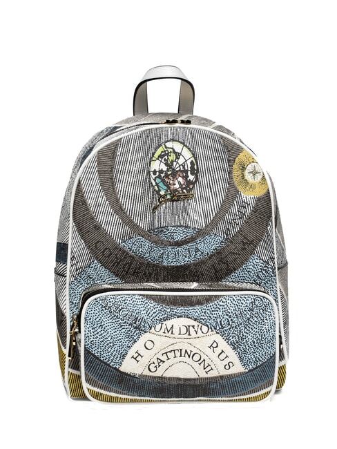 GATTINONI PLANETARIUM Mochila mediana Luna/blanca - Bolsos Mujer