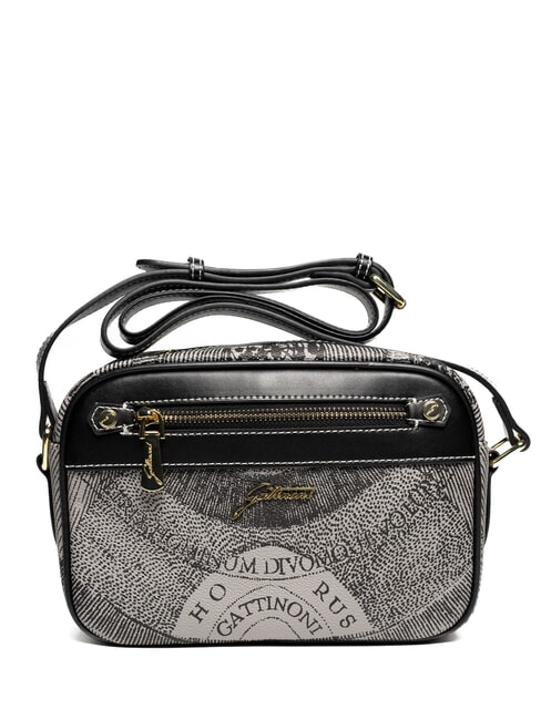 GATTINONI PLANETARIUM Bolso de hombro con bolsillo monocromático gris claro/negro - Bolsos Mujer
