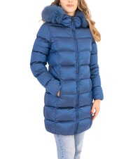 COLMAR DELUXE Chaqueta larga acolchada con capucha darkoxford-darkste - Chaquetas de plumas de mujer - 1