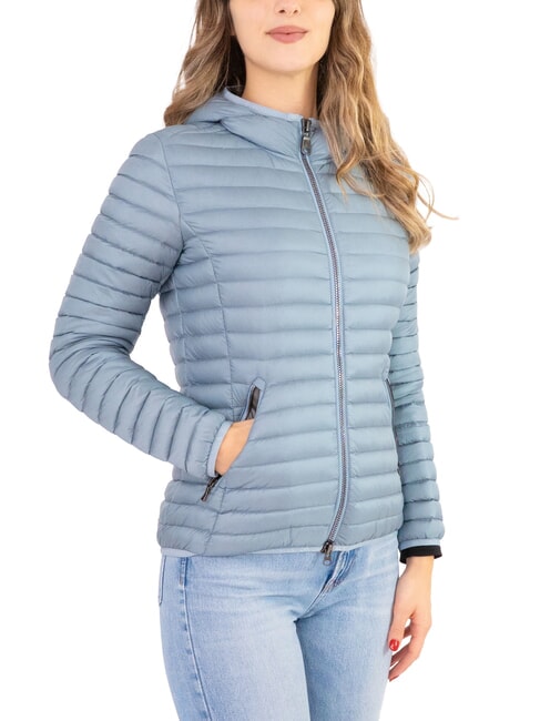 COLMAR DELUXE Chaqueta acolchada de peso medio con capucha acero polar oscuro - Chaquetas de plumas de mujer