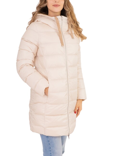 COLMAR DELUXE Chaqueta larga reversible de plumas con capucha incienso-arizona - Chaquetas de plumas de mujer