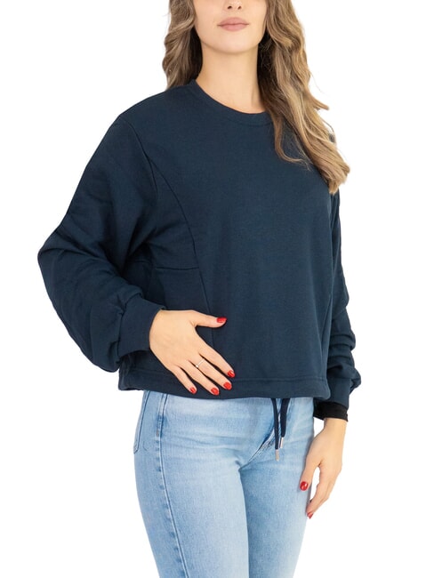 COLMAR CONNECTIVE Sudadera de cuello redondo y corte relajado Azul marino - Sudaderas de mujer