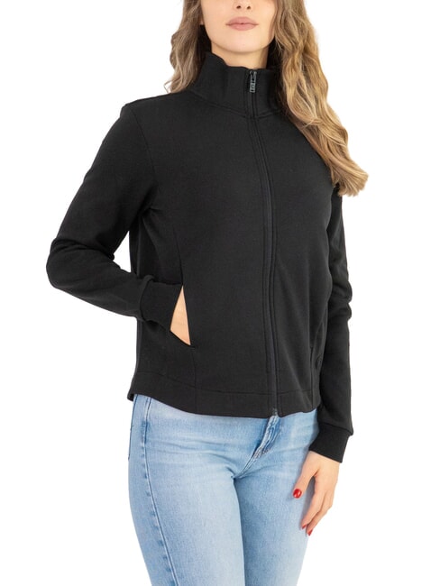 COLMAR COMMUTER Sudadera de mujer de cuello alto con cremallera negro - Sudaderas de mujer