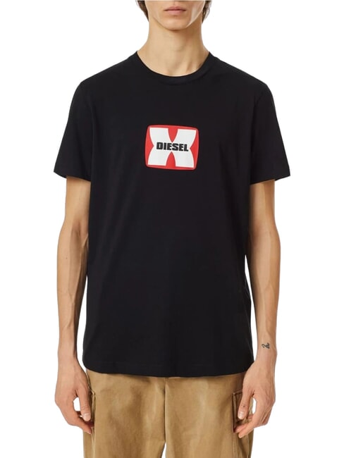 DIESEL T-DIEGOR Camiseta de algodón negro - camiseta