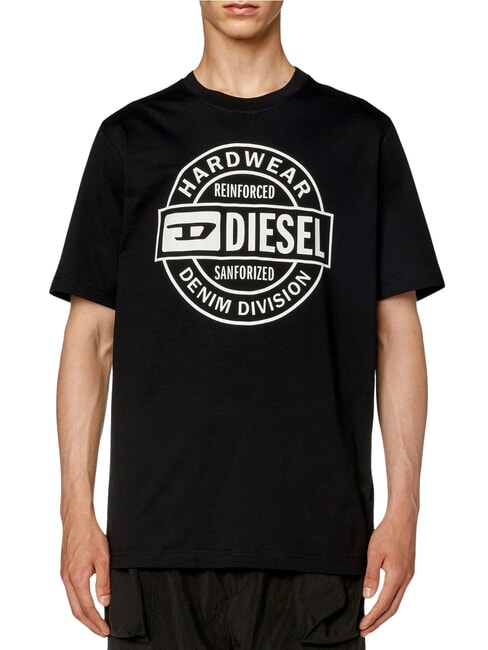 DIESEL T-JUST Camiseta de algodón negro - camiseta