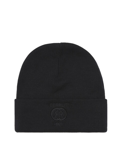 CERRUTI BEANIE Gorra con logo bordado negro - Sombreros