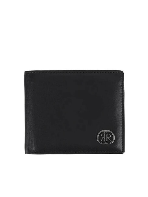 CERRUTI RAUL Cartera de piel con solapa negro - Carteras Hombre