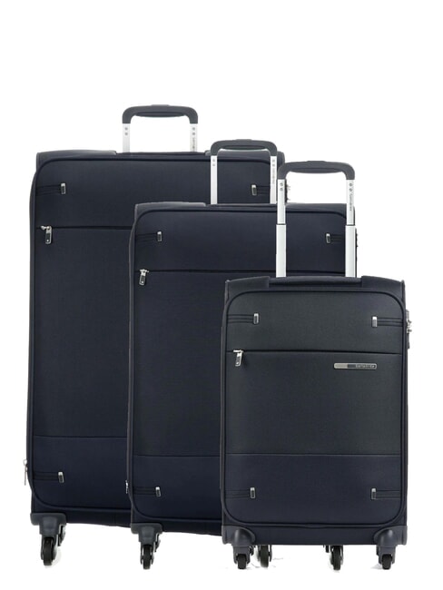 SAMSONITE BASE BOOST Conjunto de cabina + Mediano + Grande blu navy - Trolley Semirrígidos
