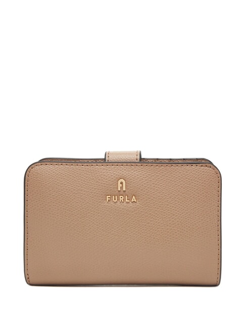 FURLA CAMELIA Cartera de mujer de piel gris - Carteras Mujer