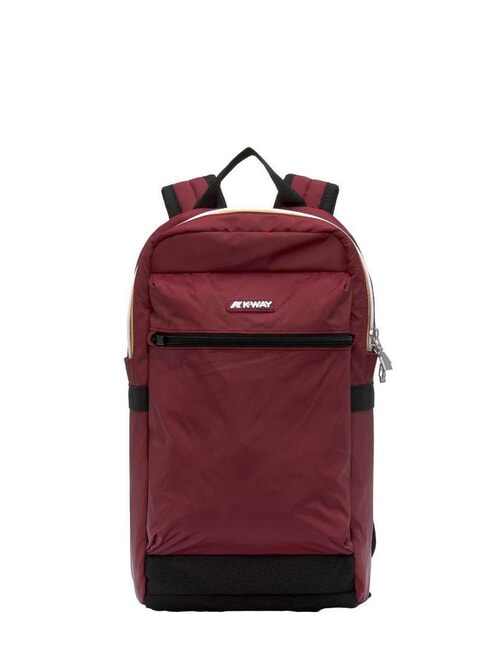KWAY LAON Mochila pequeña de nailon syrah tinto - Mochilas Escuela & Tiempo Libre