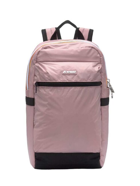 KWAY LAON Mochila pequeña de nailon rosas rosadas - Mochilas Escuela & Tiempo Libre
