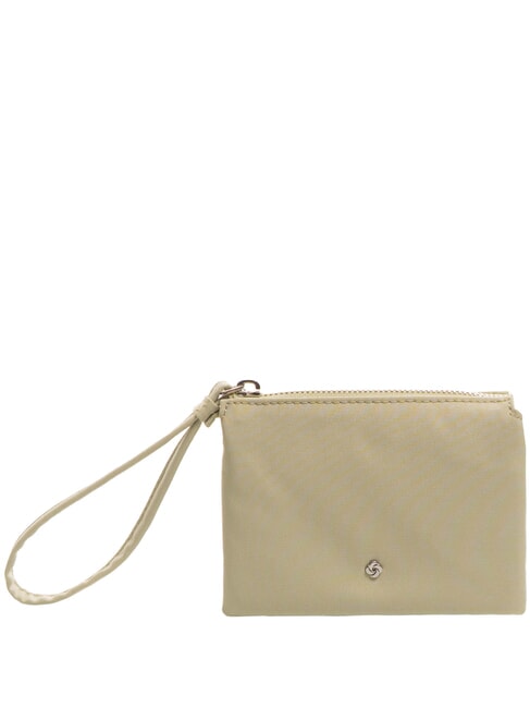 SAMSONITE POUCHY Mini clutch con 3 compartimentos verde salvia - Bolsos Mujer