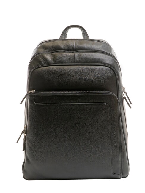 PIQUADRO X1 Mochila de cuero para portátil de 15,6" negro - Mochilas para portátil