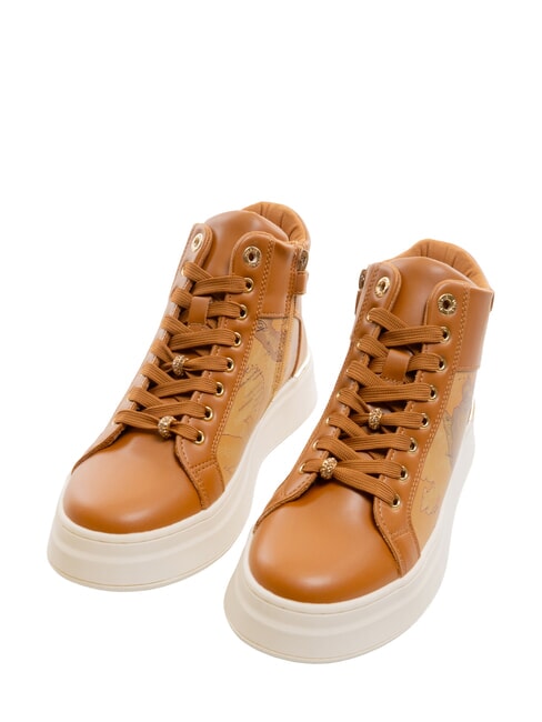 ALVIERO MARTINI PRIMA CLASSE GEO Zapatillas de caña alta Cuero / Geo Beige - Zapatos Mujer