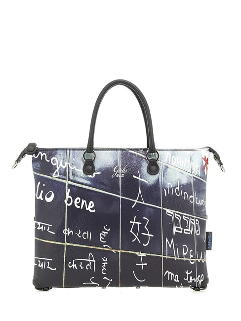 GABS G3 PLUS MEDIUM MULTICOLOR Bolsa de compras plana transformable Te amo - Bolsos Mujer