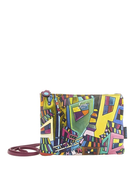 GABS BEYONCE MULTICOLOR M Bolso de mano de piel con bandolera mural geométrico - Bolsos Mujer