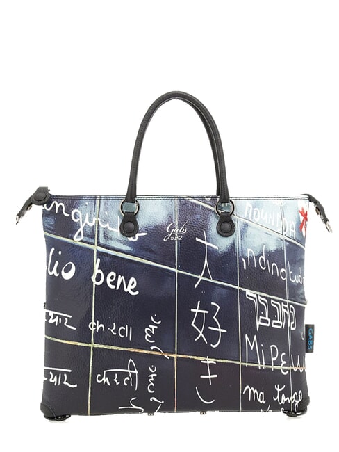 GABS G3 PLUS LARGE MULTICOLOR Bolsa de compras plana transformable Te amo - Bolsos Mujer