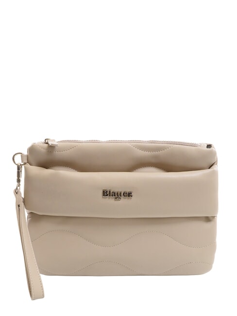 BLAUER WAVES Bolso de mano con puño beige - Bolsos Mujer
