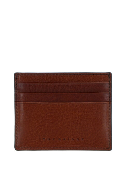 THE BRIDGE ETTORE Tarjetero plano de cuero Marrón / Rutenio - Carteras Hombre