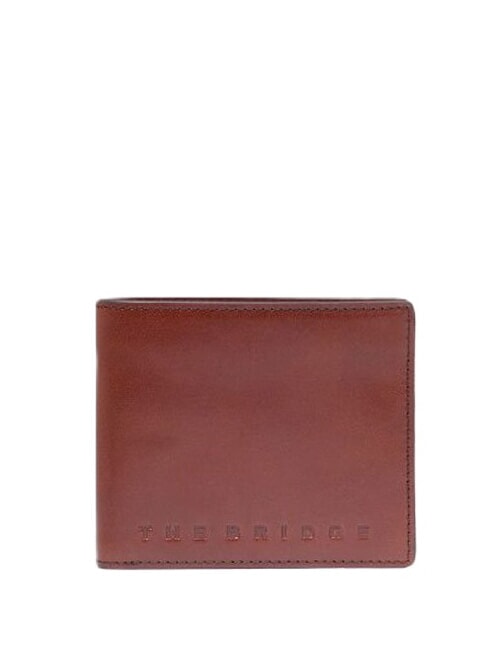 THE BRIDGE GIACOMO Cartera de cuero Marrón / Rutenio - Carteras Hombre
