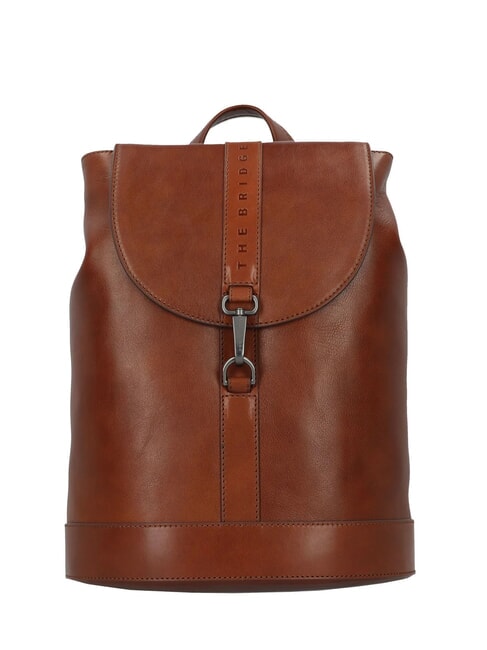 THE BRIDGE GIACOMO Mochila para portátil de 13", en piel Marrón / Rutenio - Mochilas para portátil