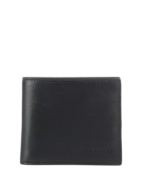 THE BRIDGE ALBERTO Cartera de cuero negro - Carteras Hombre