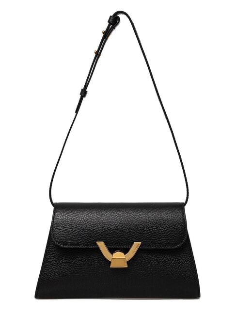 COCCINELLE DEW Bolso bandolera, en piel. negro - Bolsos Mujer