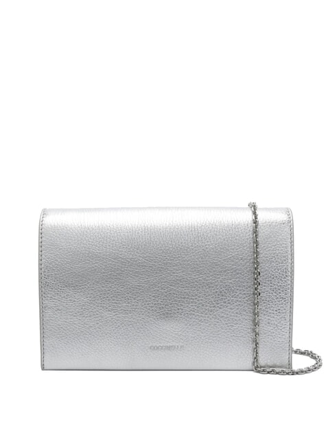 COCCINELLE DANDY  Mini bolso de hombro SILVER - Bolsos Mujer