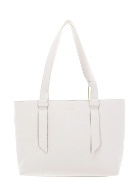 COCCINELLE MALORY  Bolso shopping de piel blanco - Bolsos Mujer