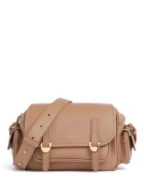 COCCINELLE CAMPUS Mini bolso bandolera, en piel. batería - Bolsos Mujer