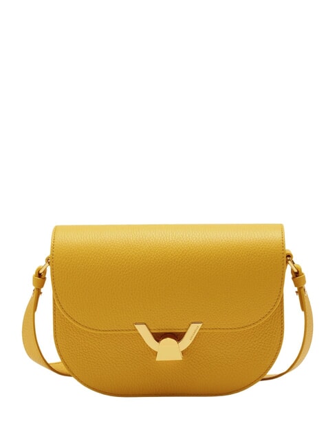 COCCINELLE DEW Bolso bandolera de piel martillada soleado - Bolsos Mujer