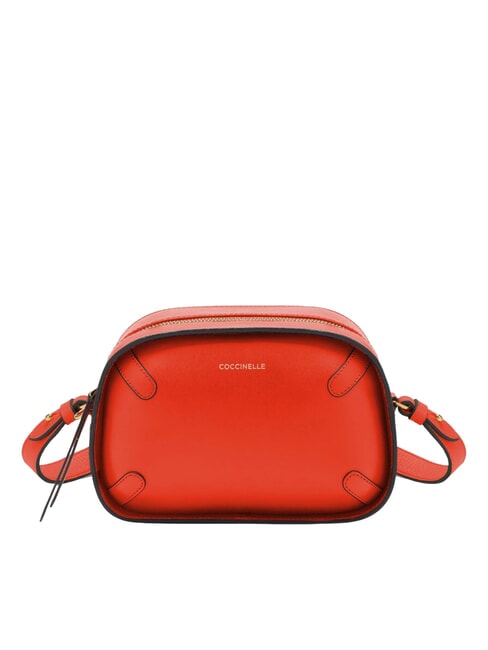 COCCINELLE MALETA CALF Mini bolso bandolera, en piel. gazpacho - Bolsos Mujer