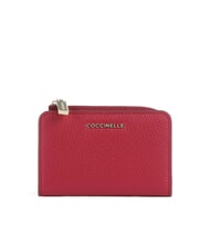 COCCINELLE METALLIC SOFT Tarjetero de piel - Carteras Mujer