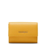 COCCINELLE METALLIC SOFT Tarjetero de cuero martillado - Carteras Mujer