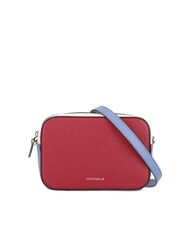 COCCINELLE TEBE TRICOLOR Mini bolso de hombro en piel martillada sangr/blan/azul - Bolsos Mujer - 1