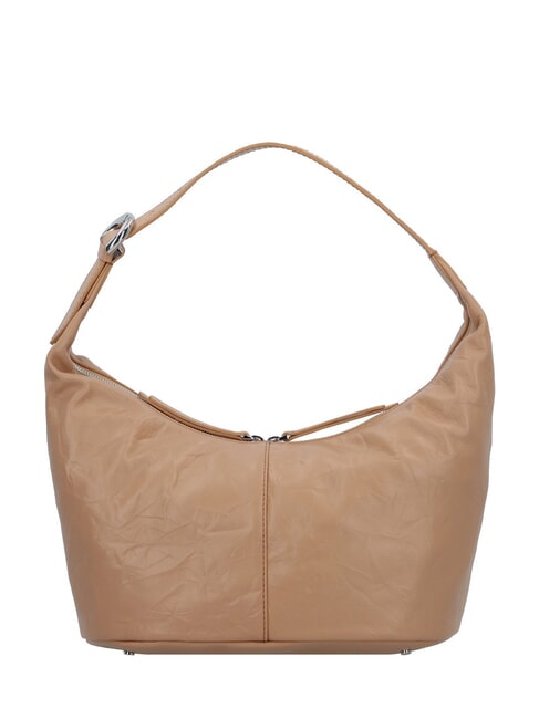 COCCINELLE FERNANDA WRINK Bolso de hombro tipo hobo de piel batería - Bolsos Mujer