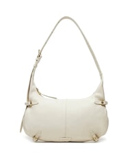 COCCINELLE ABIGAIL Bolso de hombro de piel martillada blanco - Bolsos Mujer - 1