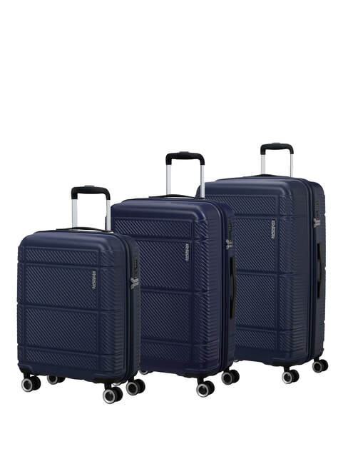 AMERICAN TOURISTER SPEEDPLAY Juego de 3 carros: cabina, mediano, grande DARKBLUE - Set Trolley
