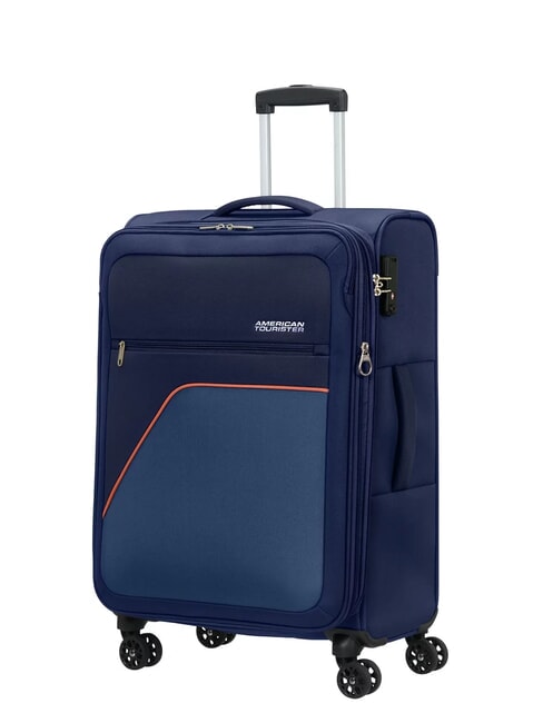 AMERICAN TOURISTER SKY SURFER Carro mediano expandible DarkNavy - Trolley Semirrígidos