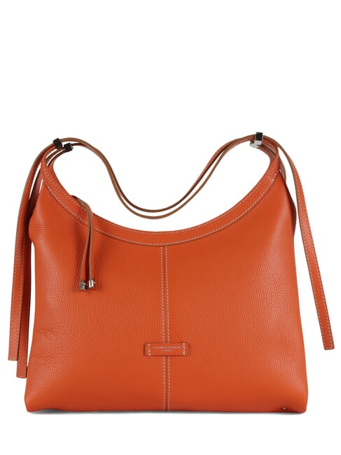GIANNI CHIARINI NORMA Bolso hobo de piel al hombro coral - Bolsos Mujer