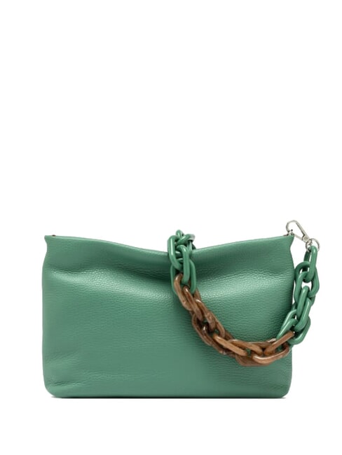 GIANNI CHIARINI BRENDA Bolso de piel con bandolera menta - Bolsos Mujer