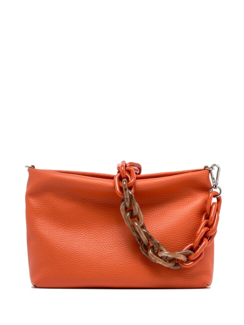 GIANNI CHIARINI BRENDA Bolso de piel con bandolera coral - Bolsos Mujer