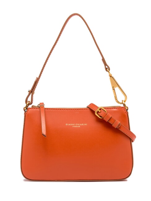GIANNI CHIARINI BROOKE Bolso bandolera de piel con bandolera coral - Bolsos Mujer