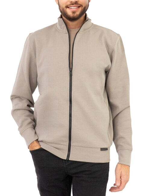 COLMAR COUNTED Sudadera con cremallera completa crema de café - Sudaderas