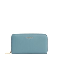 COCCINELLE METALLIC SOFT Cartera de piel texturizada con cremallera - Carteras Mujer