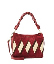 COCCINELLE BOHEME NEW GEOMETETRIC PATCH Bolso de mano de piel de ante con bandolera - Bolsos Mujer