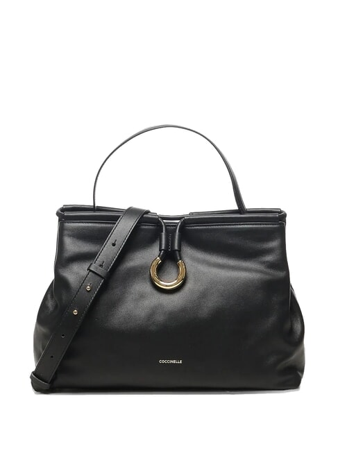 COCCINELLE LISBET Bolso de piel con bandolera negro - Bolsos Mujer