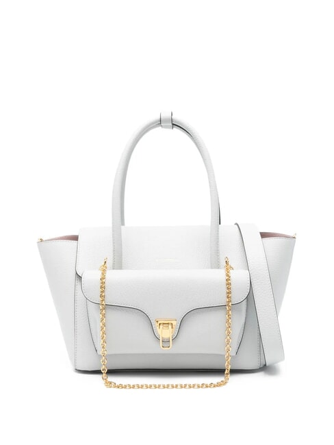 COCCINELLE DOUBLE BEAT Bolso de hombro nieve - Bolsos Mujer