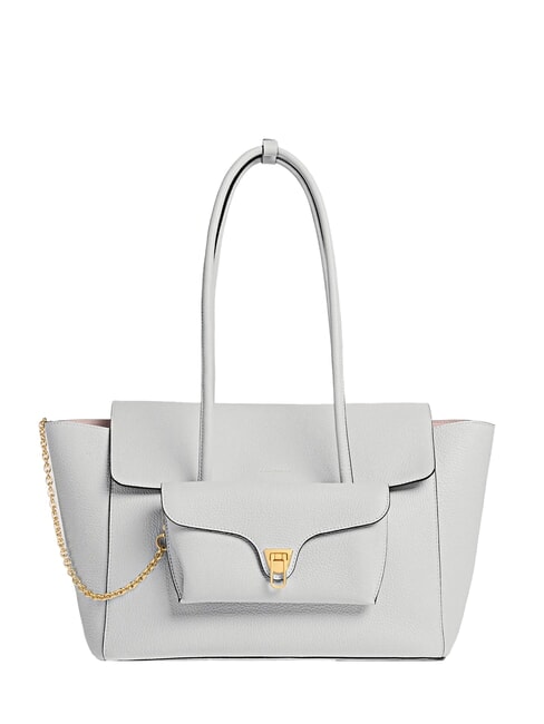 COCCINELLE DOUBLE BEAT Bolso de hombro nieve - Bolsos Mujer